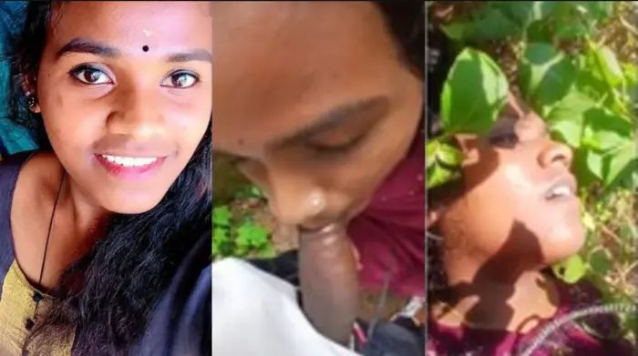 Cute Mallu Girlfriend Giving Blowjob Riding & Fucking Outdoor Sex