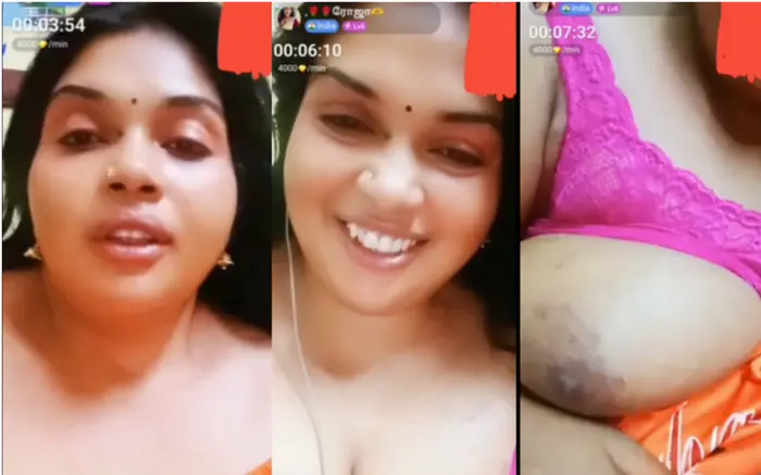 Tamil Gorgeous Hottie Roja Boobs XXX Show